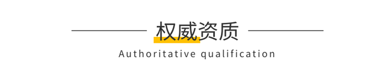 權威資質(zhì)